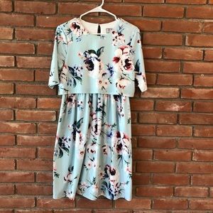 ASOS Maternity/Nursing Friendly Floral Dress